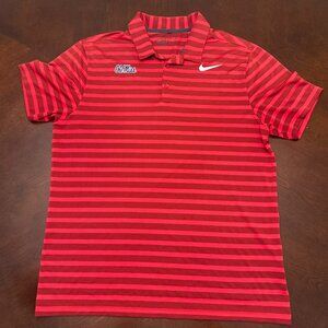Red Ole Miss Nike Polo